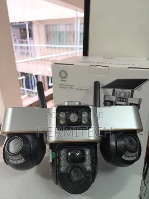 Triple Lens Standard 4g Smart Solar Powered CCTV Camera Outdoor CCTV