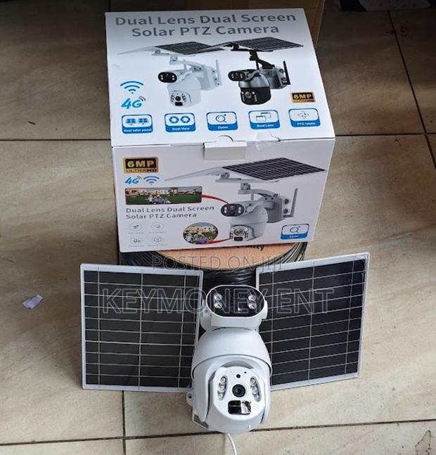 Ubox Dual Lens 6mp Full Hd Solar Powered PTZ Camera