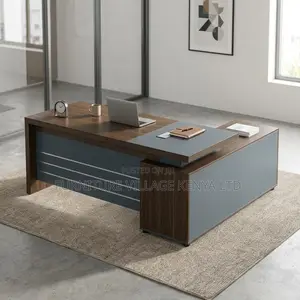 1800mm Imported Wooden Director's L-Shaped Desk
