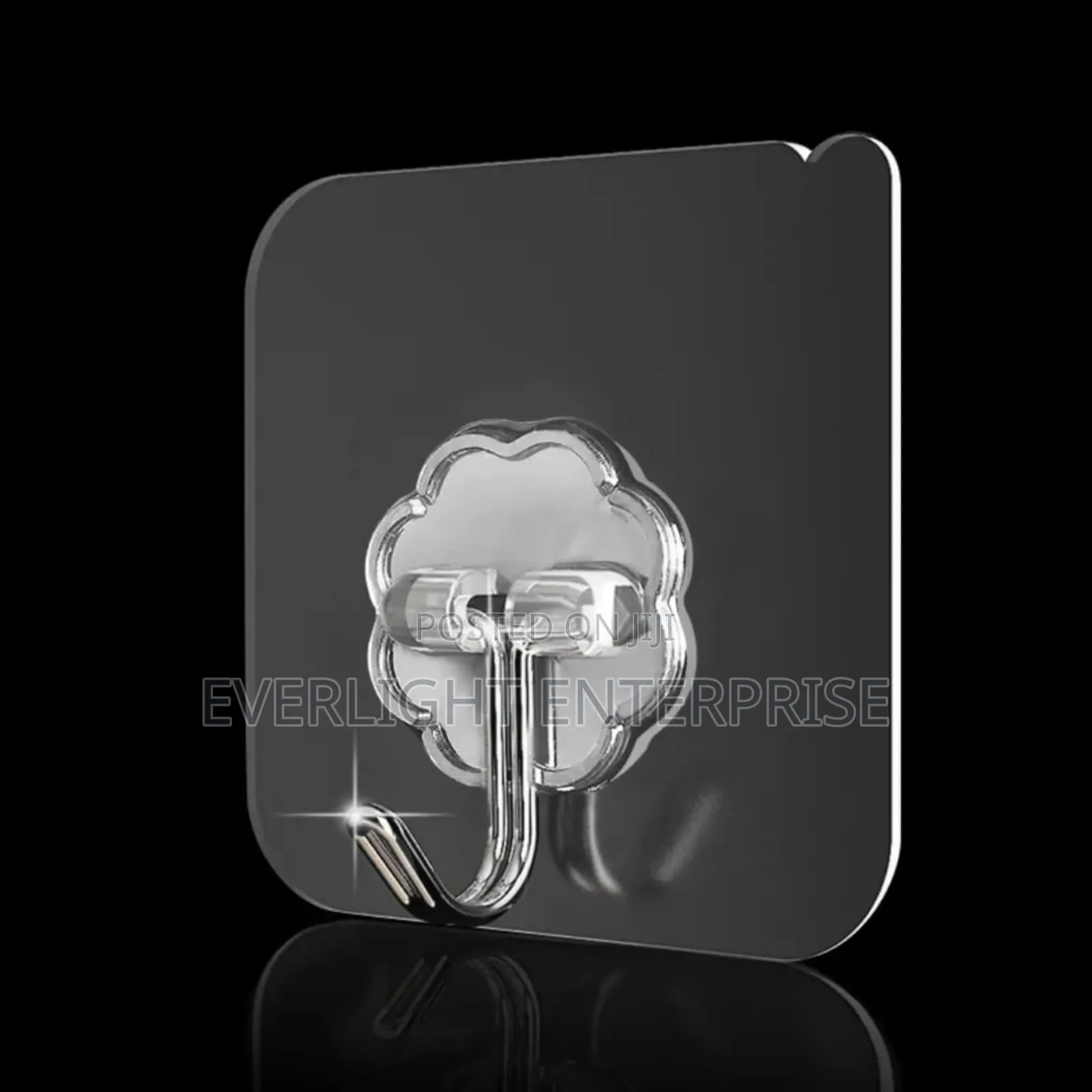 Strong Transparent Hooks 10 Pcs