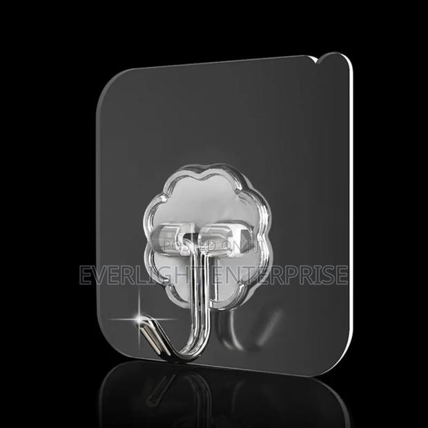 Strong Transparent Hooks 10 Pcs