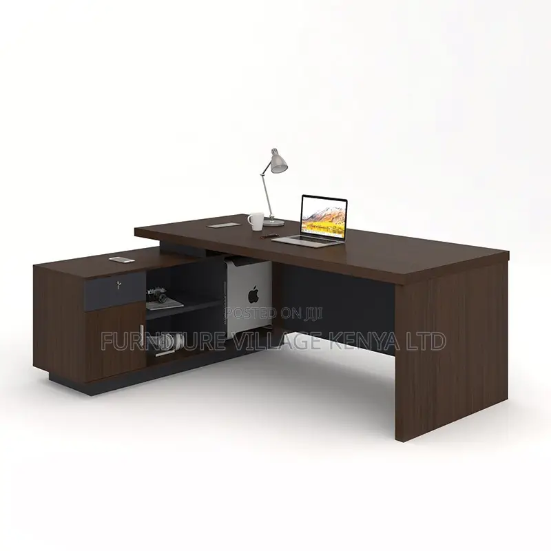 1800mm Imported Wooden Director's L-Shaped Desk