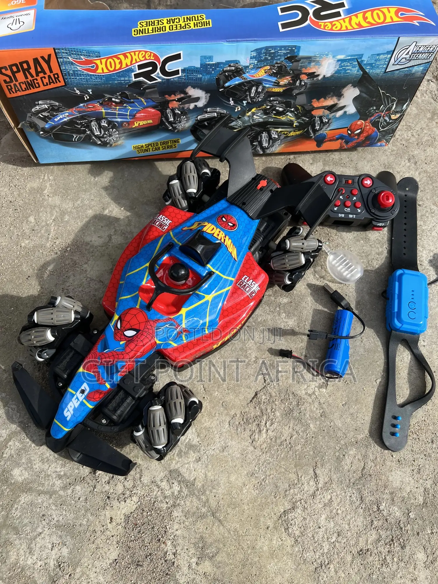 Rechargeable High Speed Turbo Drift Racing Toy Car(Spiderman Theme)