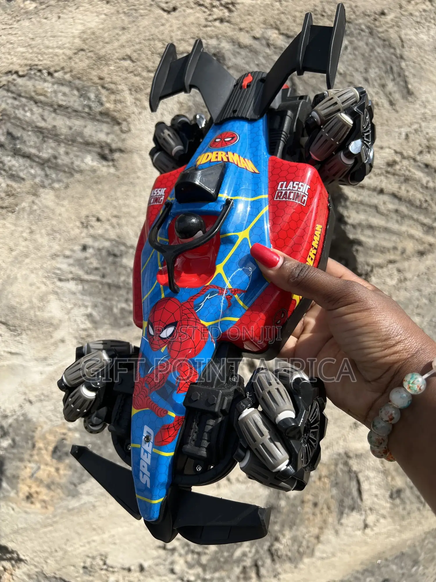Rechargeable High Speed Turbo Drift Racing Toy Car(Spiderman Theme)