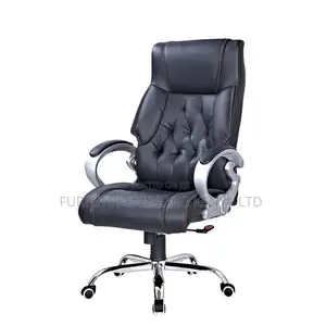 Leather Swivel Executive Boss Desk Seat