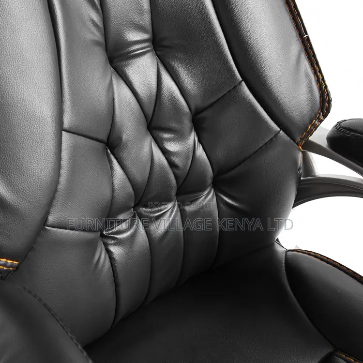 Leather Swivel Executive Boss Desk Seat
