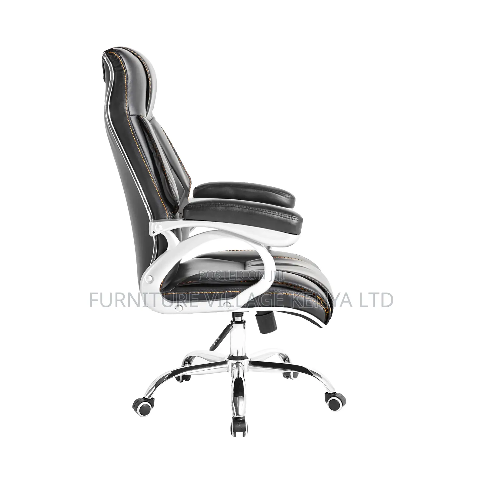 Leather Swivel Executive Boss Desk Seat