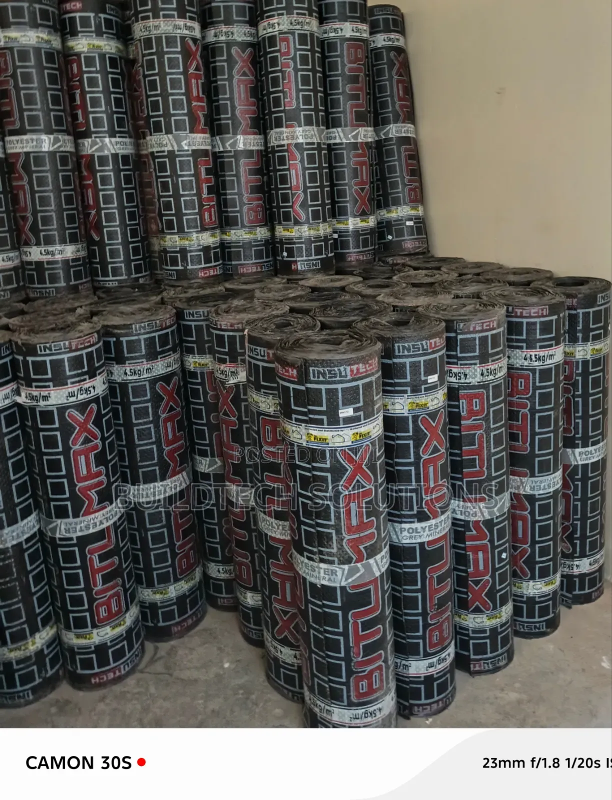 3.5mm App Membrane Bitumax – Ideal for Flat Roofs