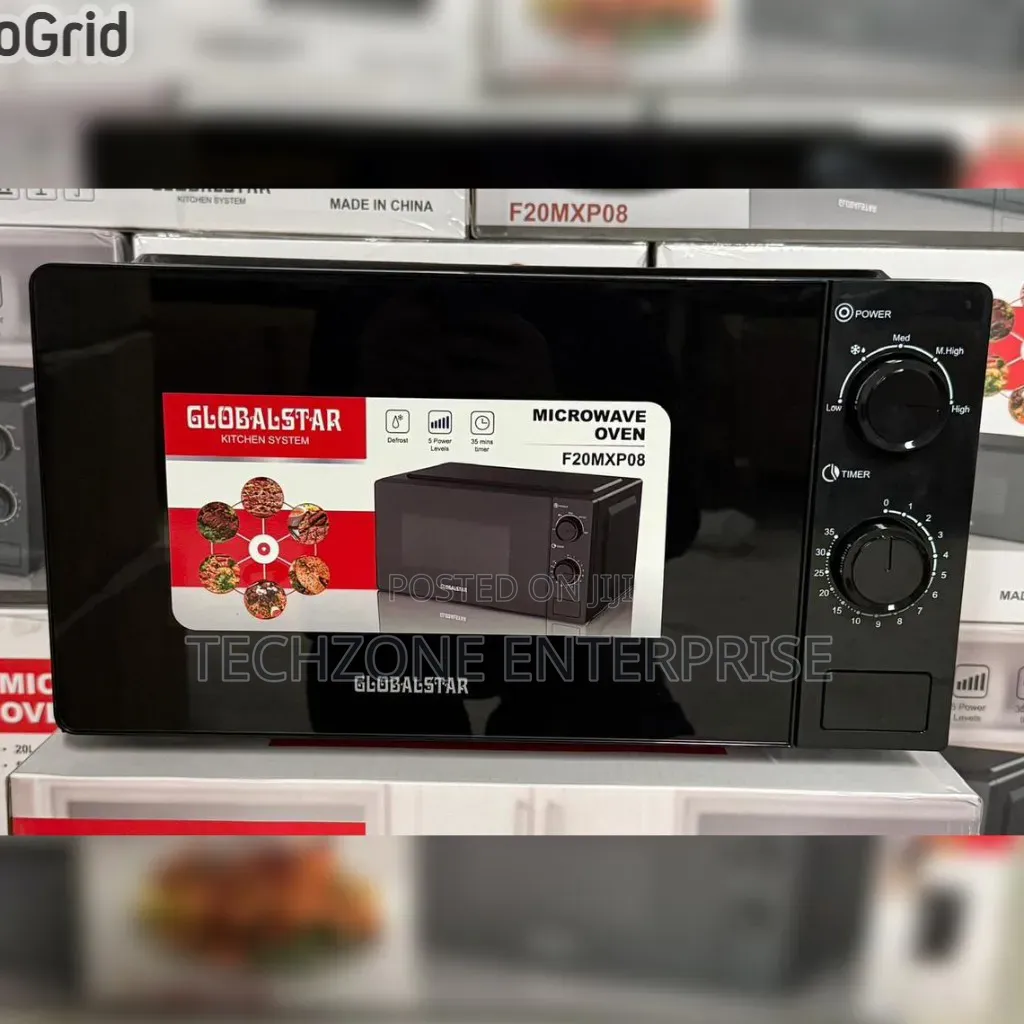 20 Litres Silver Globalstar Manual Microwave 