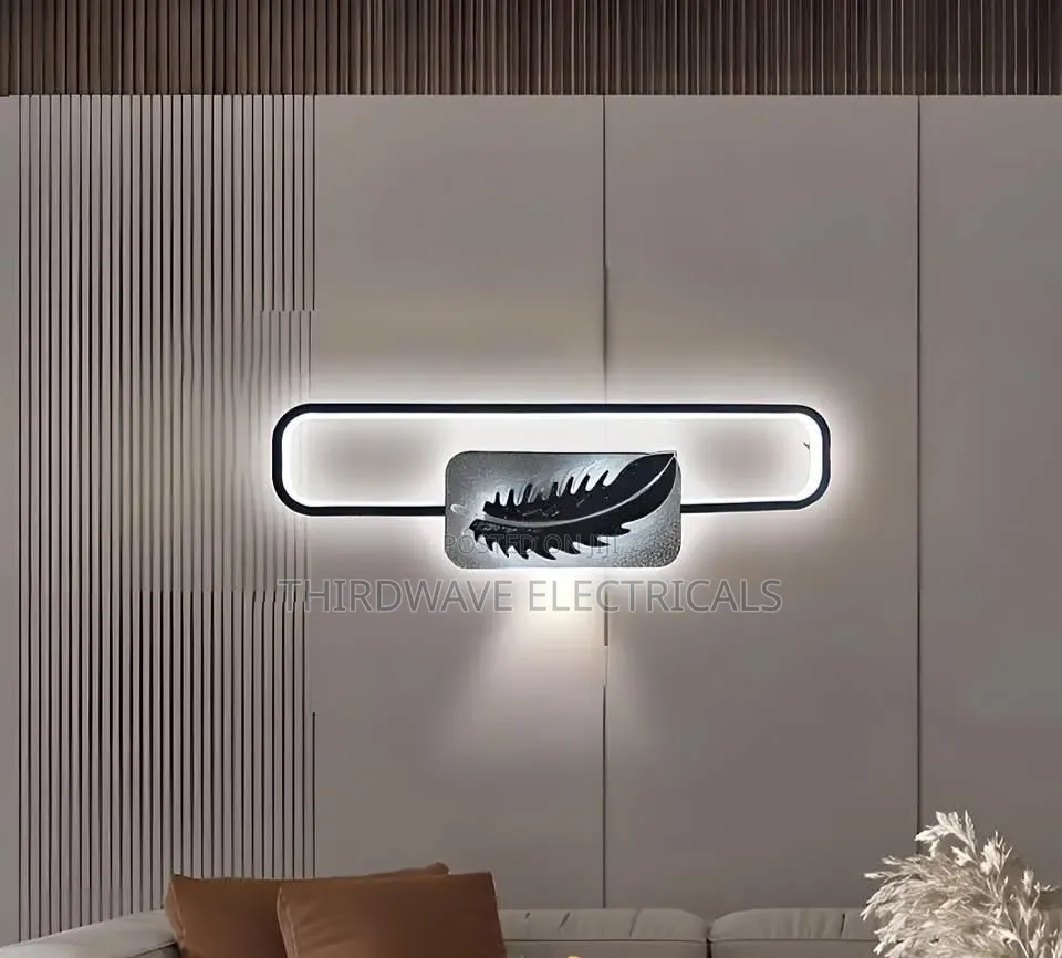 Beautiful Decorative Led Wall Light With Feather Design