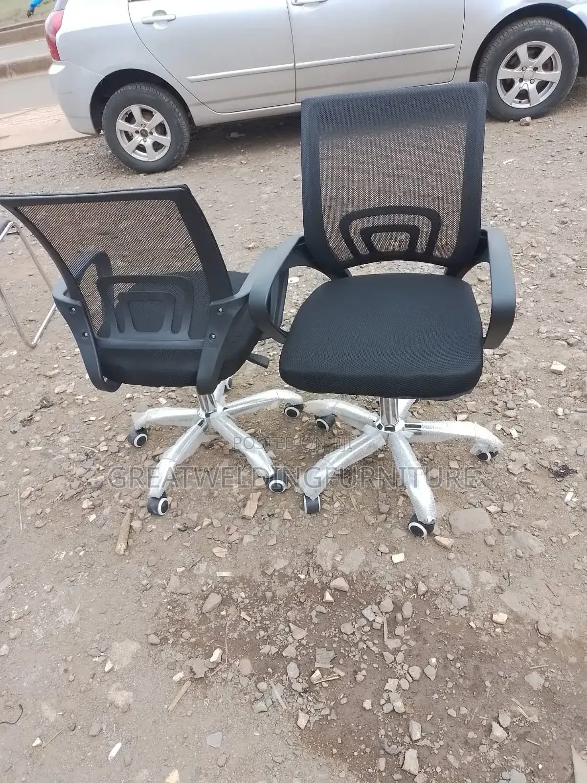 Black Mesh Office Chair D