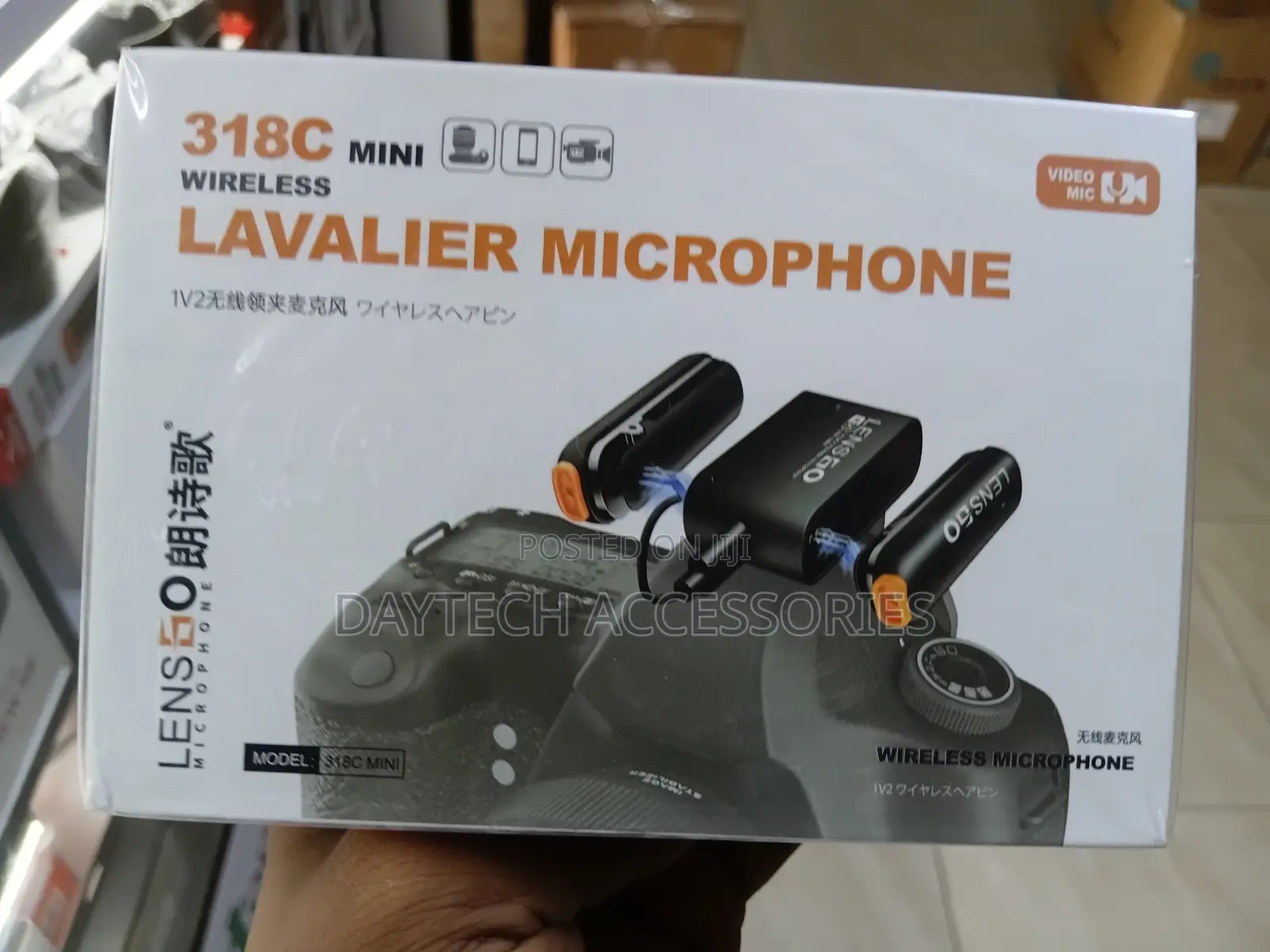 Lensgo318c Compact Wireless Omni Lavalier Microphone System