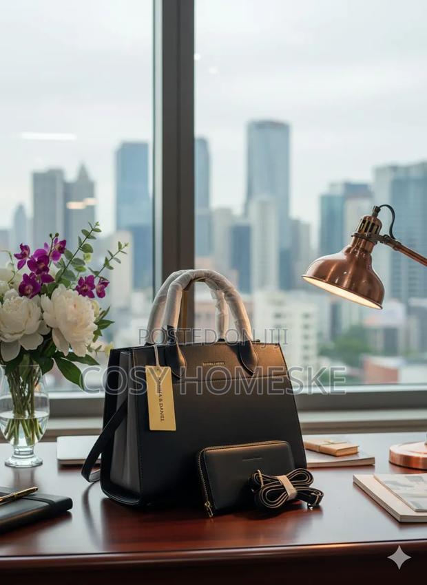 2 in 1 Leather Handbag - thumbnail 6