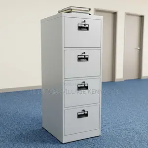 4-Drawer's Metallic Locker Cabinet With Keys