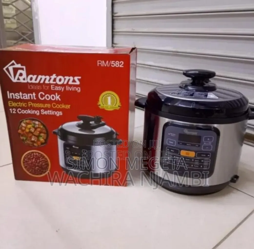 Model Rm 582 Ramtons 6l Pressure Cooker. Original 7