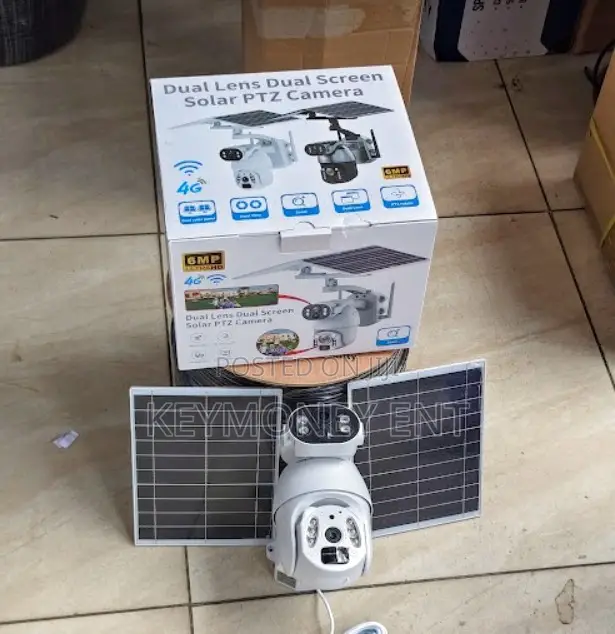 6mp Outdoor Waterproof Solar Powered Ubox 4g Simcard PTZ Camera