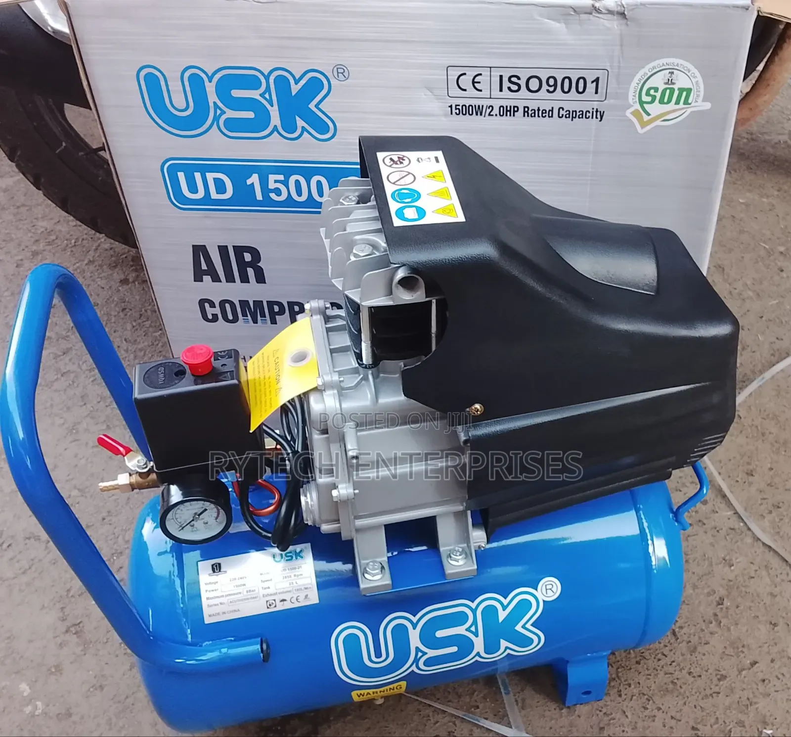 25ltrs Usk Electric Air Compressor