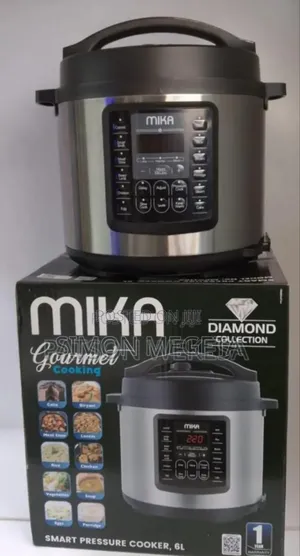 Six Litres. With Warranty Mika 6l Pressure Cooker
