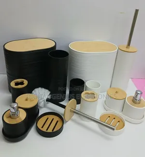 *8 in 1 PCS Bathroom Organizer Set*