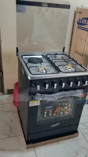 Black New Ecomax 3+1 60*60 Standing Cooker