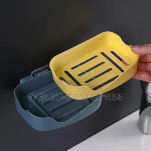 Double Drain Portable Soap Holder