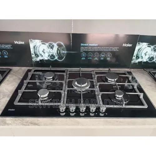 Haier 5-Burner Built-in Cooker Hob-S775b – Premium 75cm Black