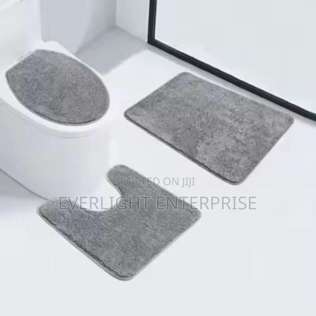 3 in 1 Toilet/Bathroom Mat Set