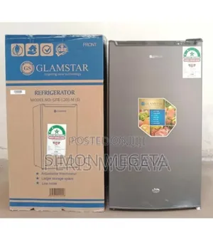 Grey Silver Original 90l Glamstar Fridge