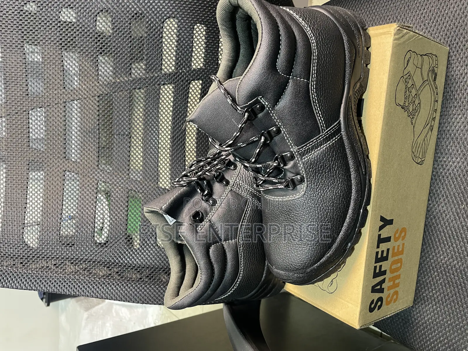 Quality Safety Boots Shoes-Black