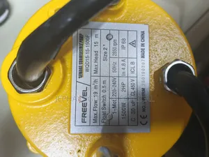 2hp Freevel Sewage Pump/Fresh Water Pump