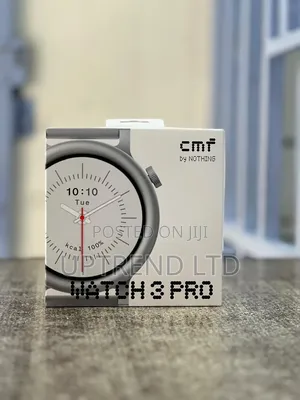 Black , Silver Watch 3 Pro Smartwatch by CMF
