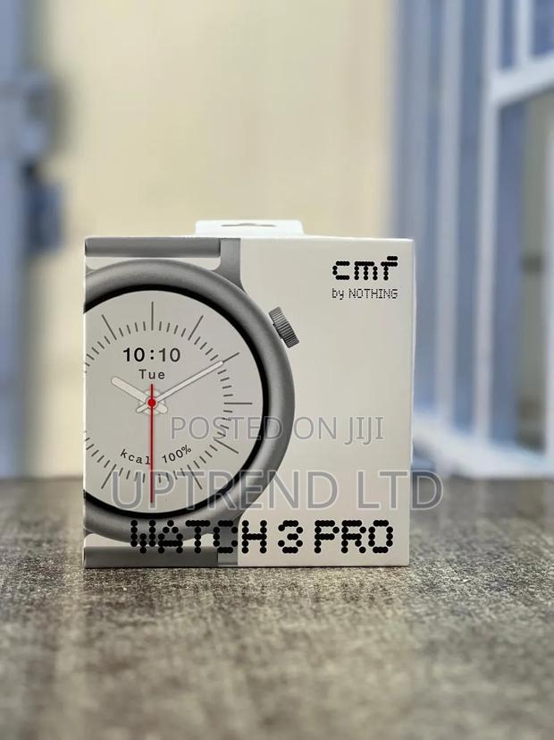 Black , Silver Watch 3 Pro Smartwatch by CMF