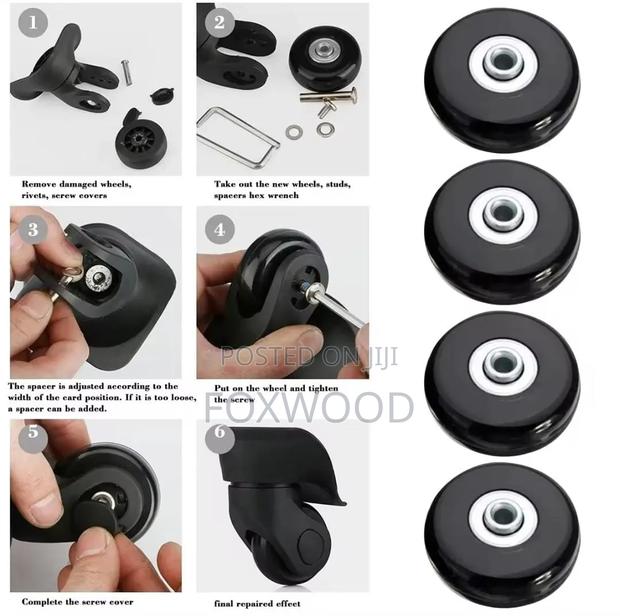 Luggage Suitcase Wheel Replacement Repair Kit - main view