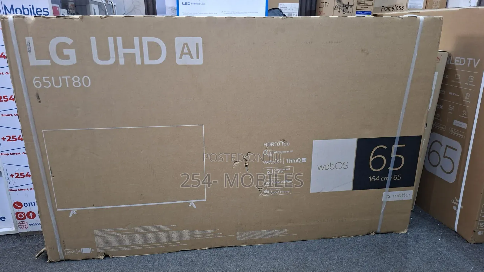 65 Inch Lg Uhd Ai Ut80 Smart Magic Remote Hdr10 Webos24 (2024)