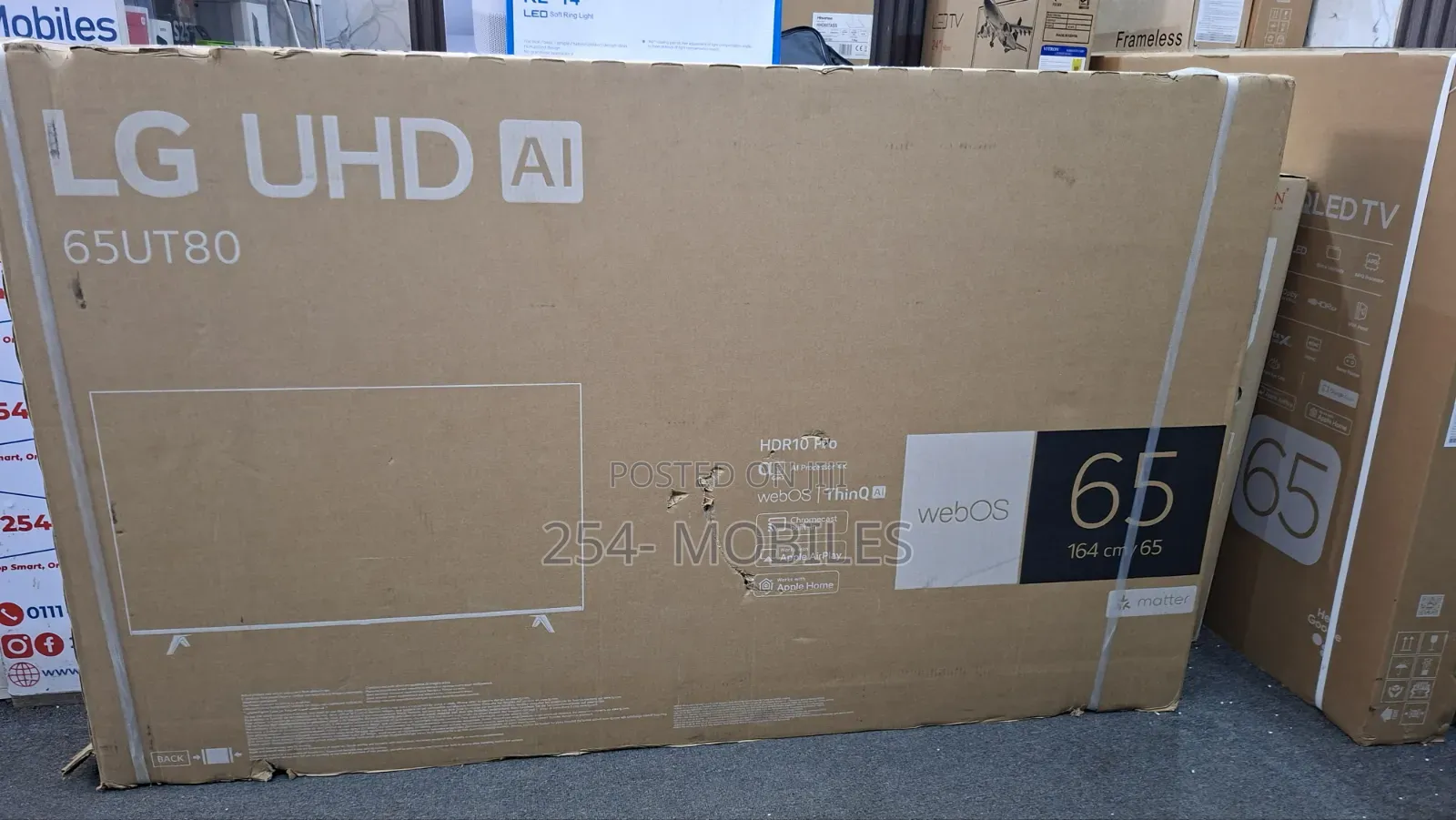 65 Inch Lg Uhd Ai Ut80 Smart Magic Remote Hdr10 Webos24 (2024)