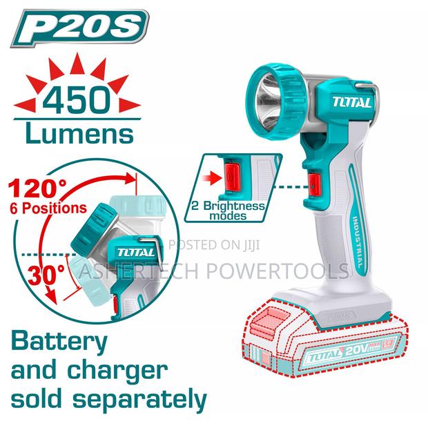 Twli2058 Total Cordless Work Lamp 20v