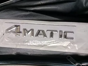 3d Silver Finish 4matic Emblem Designed for Trunk Replacement