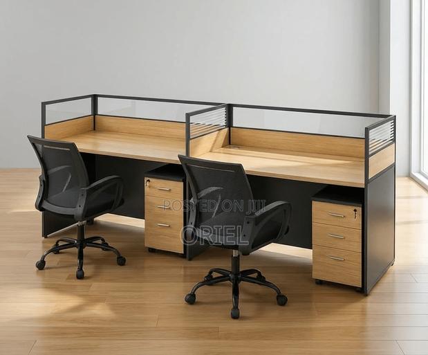 Office Desk : Straight 2-Way Office Modular Workstation - thumbnail 2