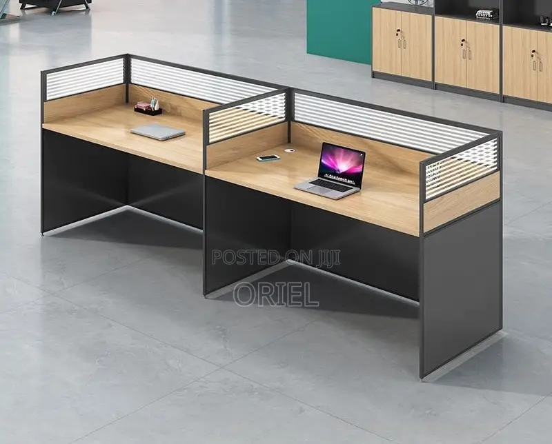 Office Desk : Straight 2-Way Office Modular Workstation