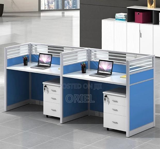Office Desk : Straight 2-Way Office Modular Workstation - thumbnail 7