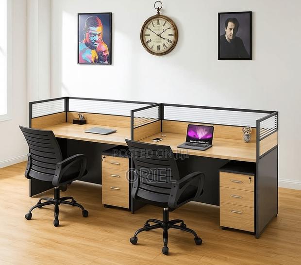 Office Desk : Straight 2-Way Office Modular Workstation - thumbnail 20