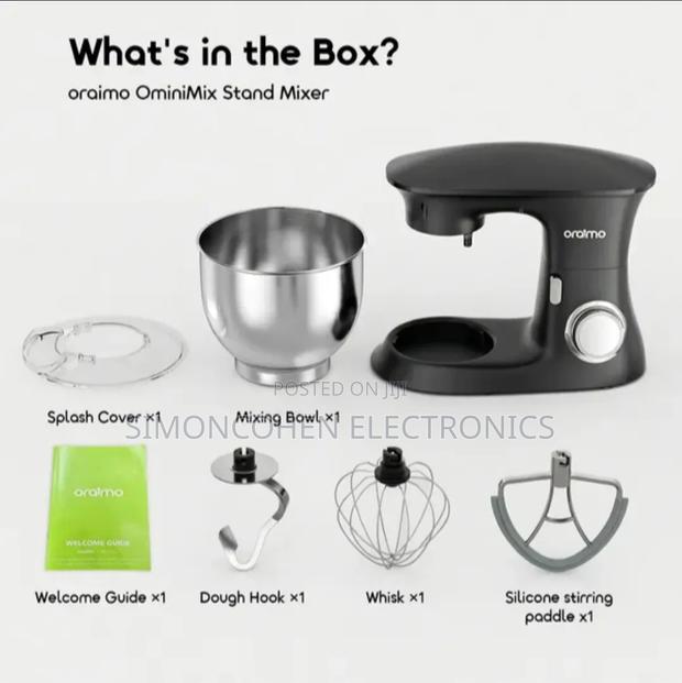 Oraimo Ominimix 6 Speeds Durable All Metal Gears Stand Mixer
