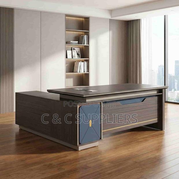 Office Desks; 180cm L-Shaped Imported Executive Office Table