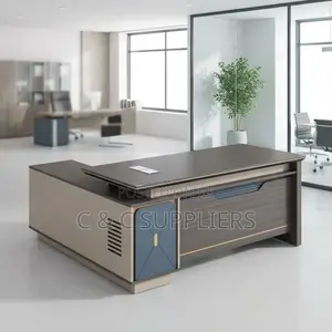 Office Desks; 180cm L-Shaped Imported Executive Office Table