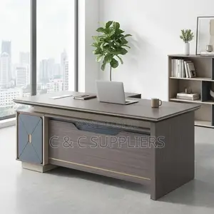 Office Desks; 180cm L-Shaped Imported Executive Office Table
