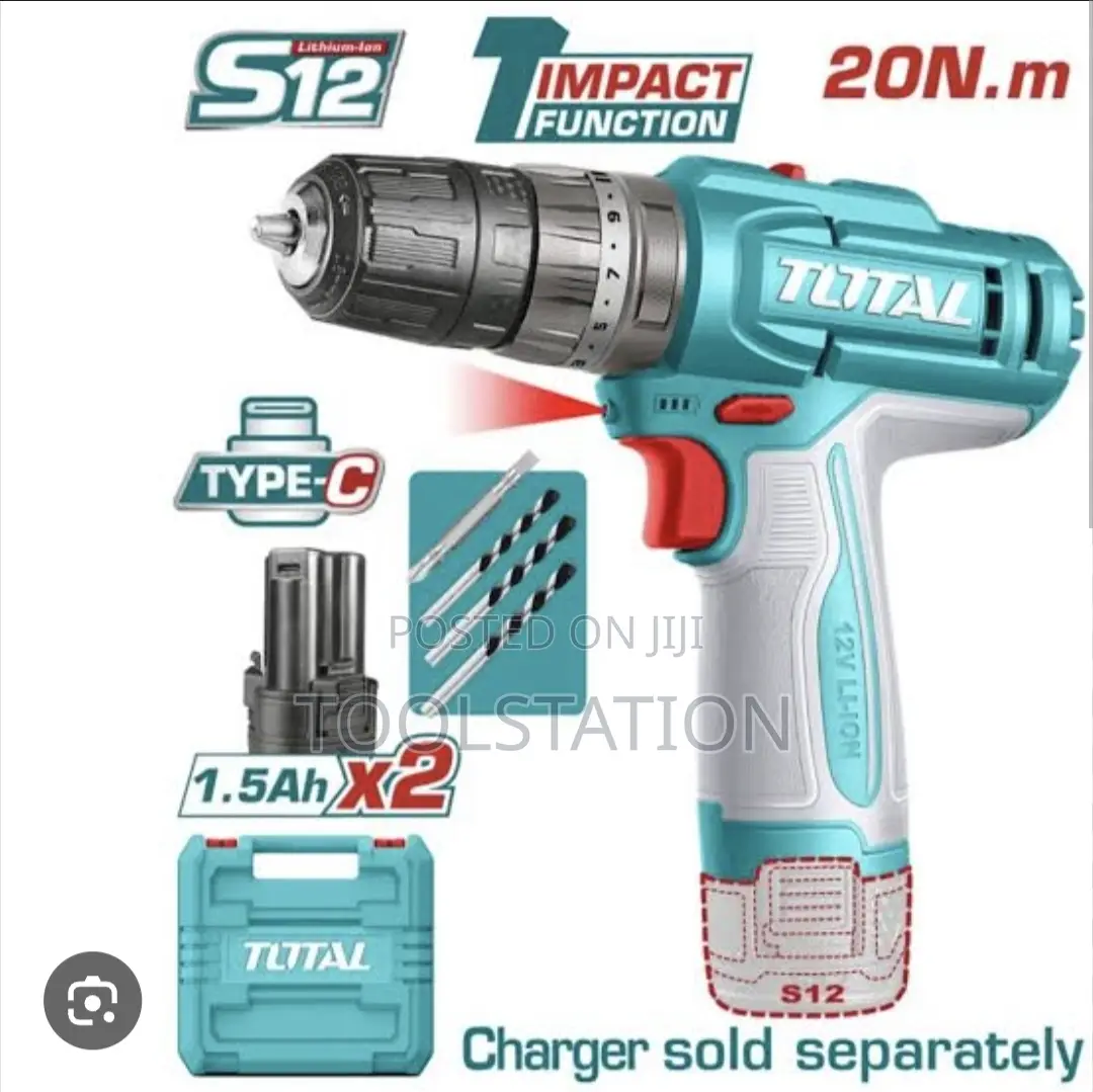 Cordless Impact Drill Voltage: 12v Tidli12206