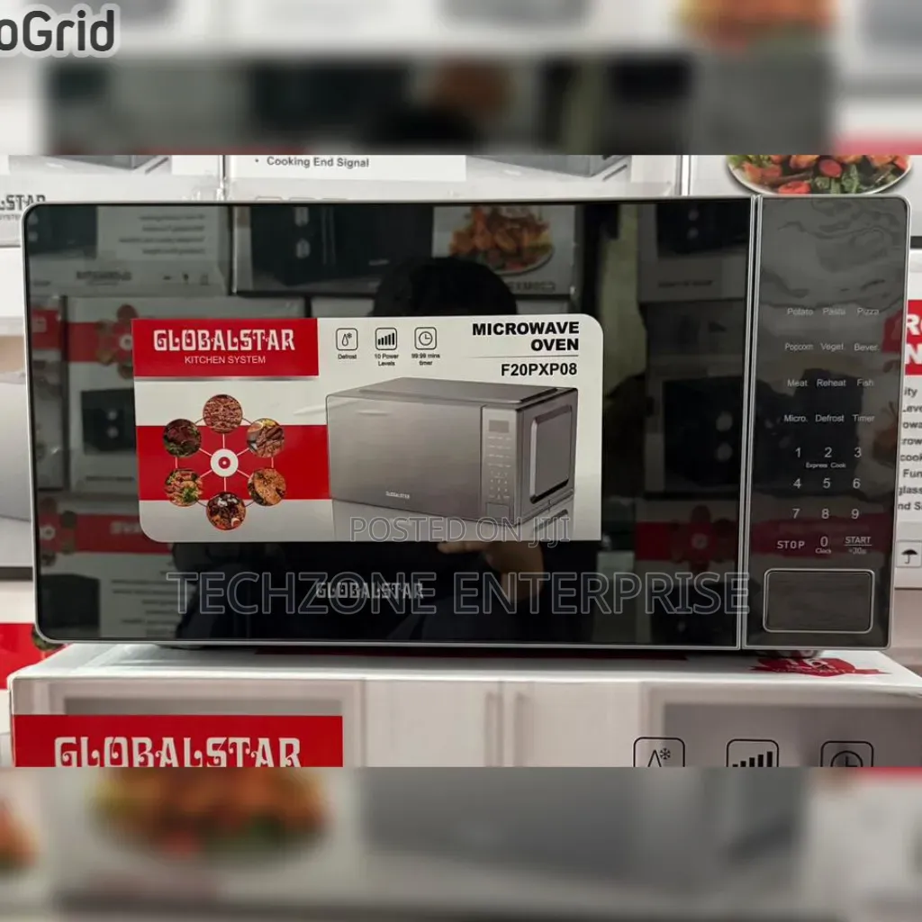 20 Litres Silver Globalstar Digital Microwave With Digital Touch 