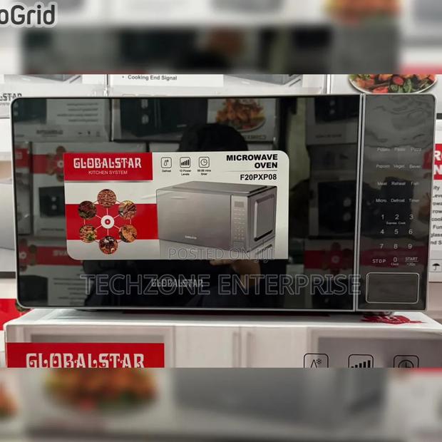 20 Litres Silver Globalstar Digital Microwave With Digital Touch 