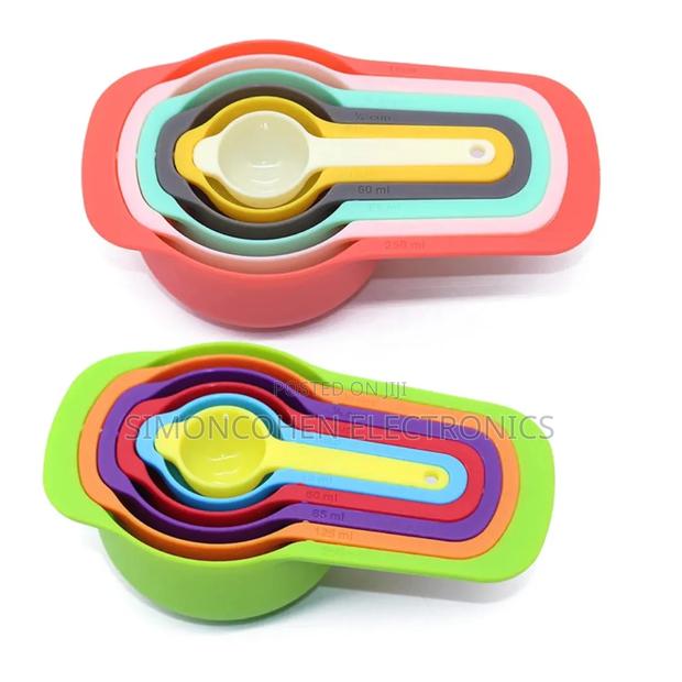 Colorful Nesting 6in1 Measuring Cups Spoons Set - thumbnail 2