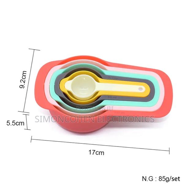 Colorful Nesting 6in1 Measuring Cups Spoons Set - thumbnail 3